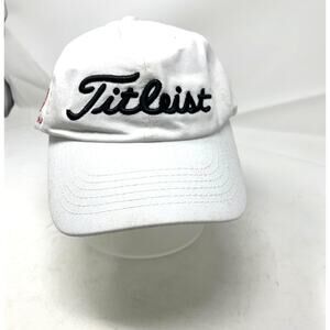 Titleist Golf Tour Performance Hat HOLLAND HALL PREOWNED WHITE